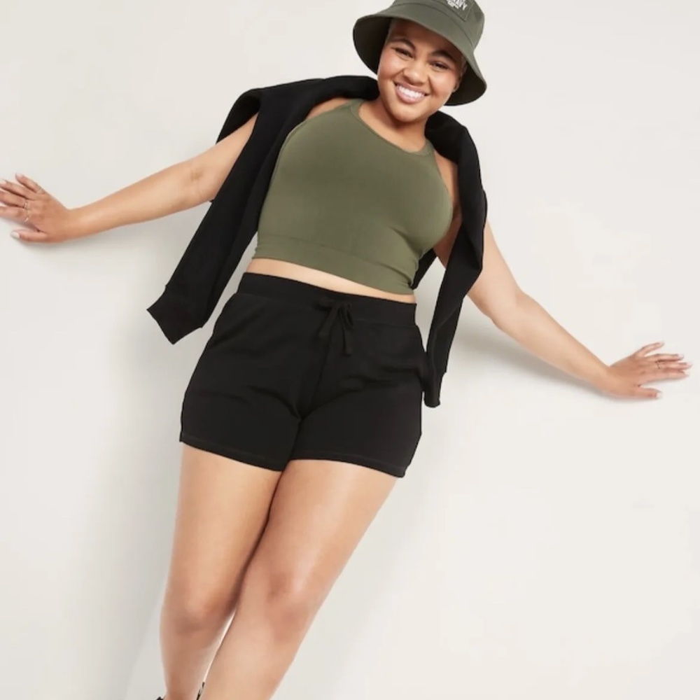 Black shorts Old Navy Vintage Sweat Shorts 3” inseam Women's Size XXL Tall